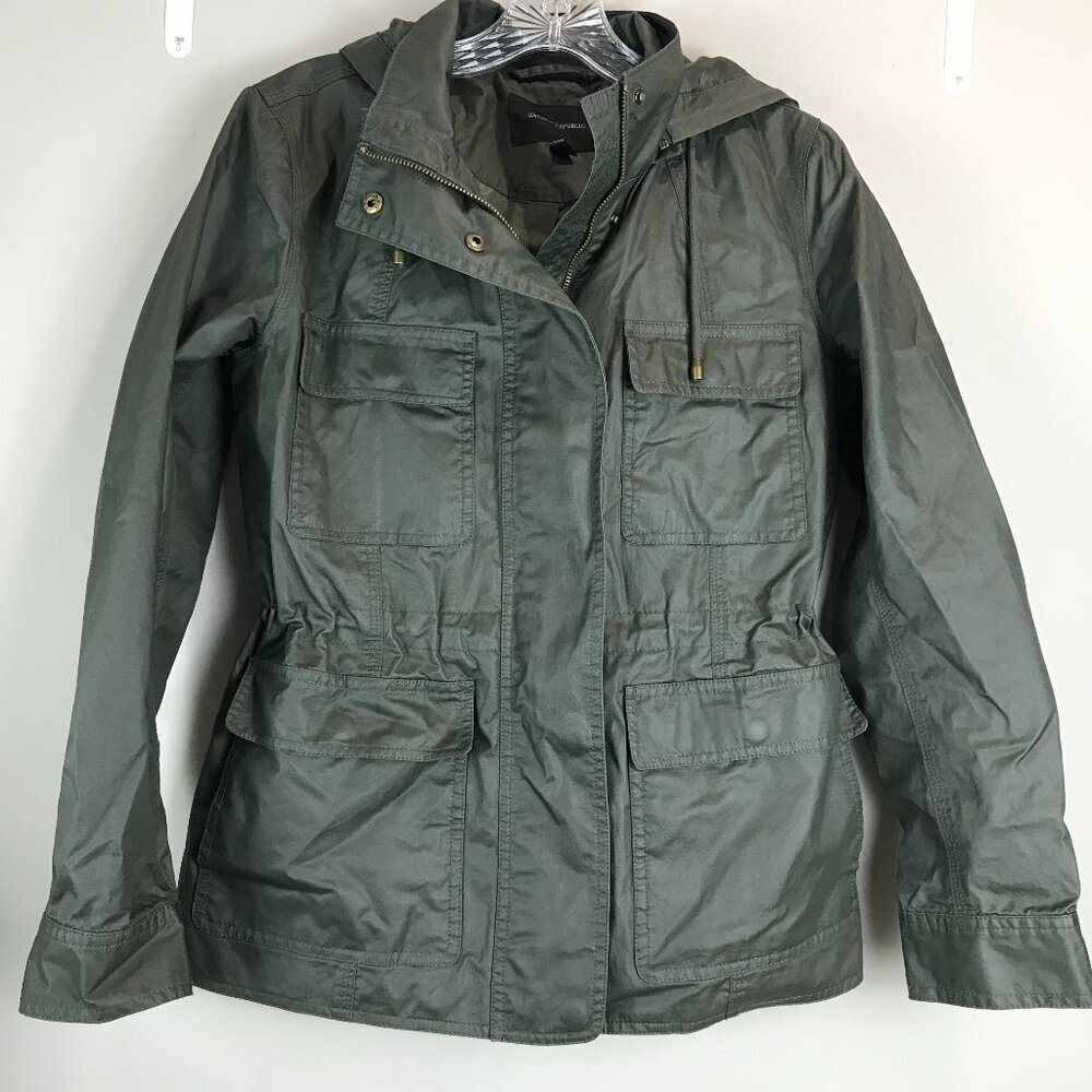 Banana Republic Factory Khaki Green Jacket Size XS